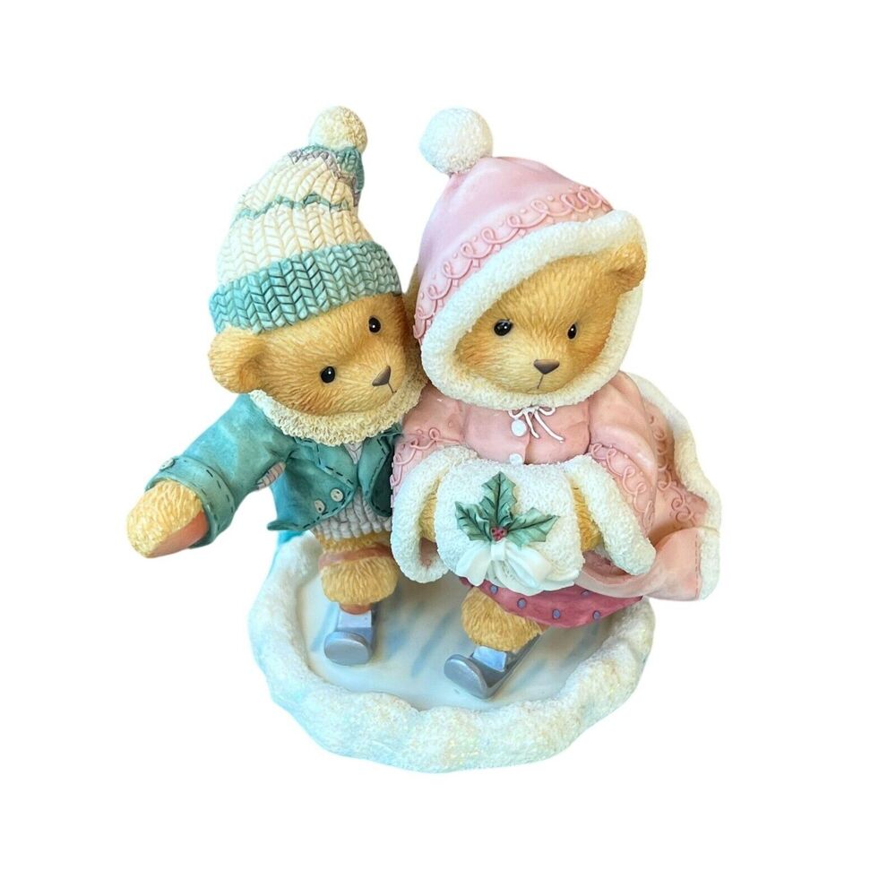 Cherished Teddies Keith & Deborah The Holidays Are Twice As Ice 354244 Enesco